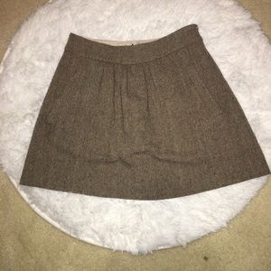 J.Crew Wool Blend Mini Skirt